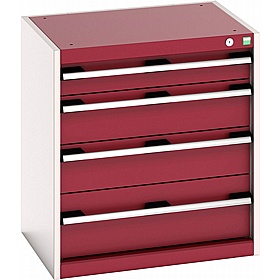 Bott Cubio 4 Drawer Metal Cabinets - Workshop