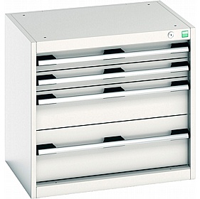 Bott Cubio 4 Drawer Metal Cabinets - Workshop