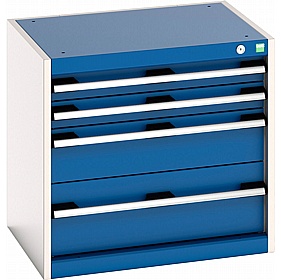 Bott Cubio 4 Drawer Metal Cabinets - Workshop