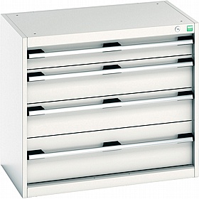 Bott Cubio 4 Drawer Metal Cabinets - Workshop