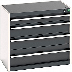 Bott Cubio 4 Drawer Metal Cabinets - Workshop