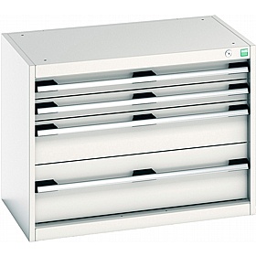 Bott Cubio 4 Drawer Metal Cabinets - Workshop