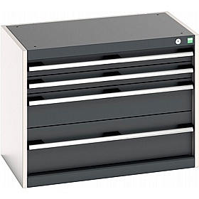 Bott Cubio 4 Drawer Metal Cabinets - Workshop