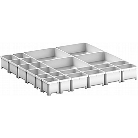 Bott Cubio Plastic Box Drawer Dividers for 525W x 525D Cabinets