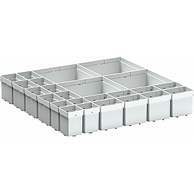 Bott Cubio Plastic Box Drawer Dividers for 525W x 525D Cabinets - Workshop