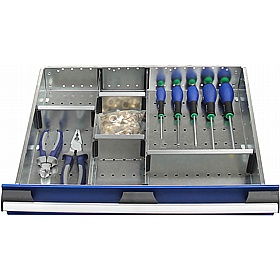 Bott Cubio Metal Drawer Dividers for 650W x 525D Cabinets - Workshop
