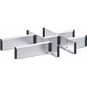 Bott Cubio Metal Drawer Dividers for 650W x 525D Cabinets - Workshop