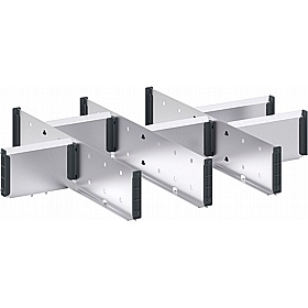 Bott Cubio Metal Drawer Dividers for 650W x 525D Cabinets - Workshop