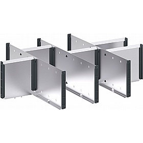 Bott Cubio Metal Drawer Dividers for 650W x 525D Cabinets - Workshop