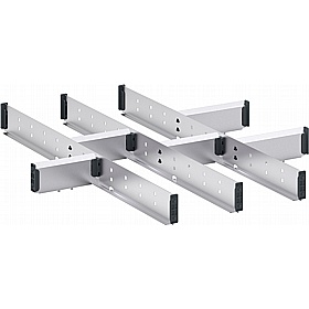 Bott Cubio Metal Drawer Dividers for 650W x 750D Cabinets