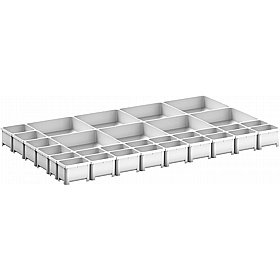 Bott Cubio Plastic Box Drawer Dividers for 800W x 525D Cabinets - Workshop
