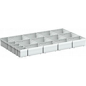 Bott Cubio Plastic Box Drawer Dividers for 800W x 525D Cabinets - Workshop