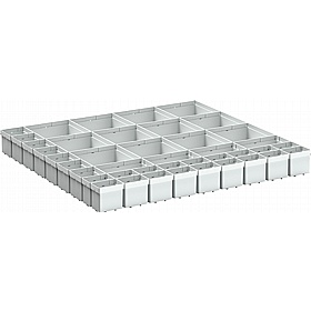 Bott Cubio Plastic Box Drawer Dividers for 800W x 750D Cabinets - Workshop