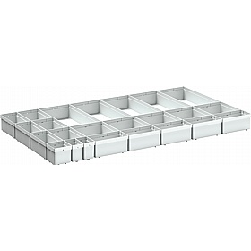 Bott Cubio Plastic Box Drawer Dividers for 1050W x 650D Cabinets