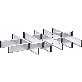 Bott Cubio Metal Drawer Dividers for 1050W x 750D Cabinets