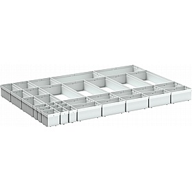 Bott Cubio Plastic Box Drawer Dividers for 1050W x 750D Cabinets