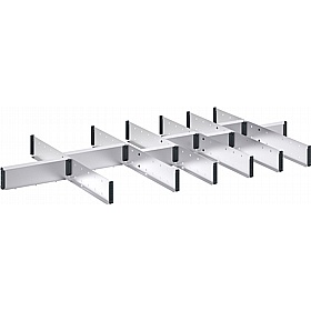 Bott Cubio Metal Drawer Dividers for 1300W x 750D Cabinets