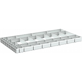 Bott Cubio Plastic Box Drawer Dividers for 1300W x 750D Cabinets