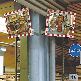 Durabel Stainless Steel Traffic Mirrors - Premises
