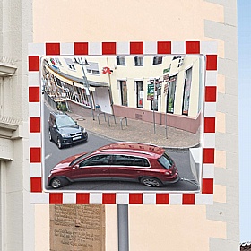 Durabel Stainless Steel Traffic Mirrors - Premises