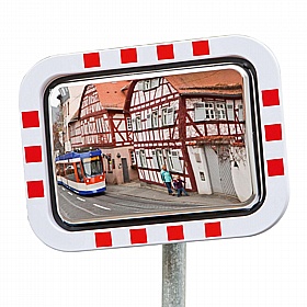 Durabel Lite Rectangular Traffic Mirrors - Premises