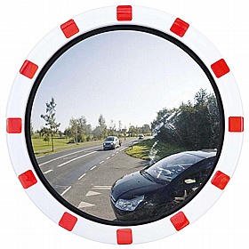 Durabel Lite Stainless Steel IceFree Round Traffic Mirrors