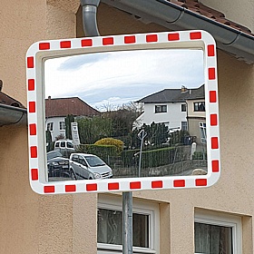 View-Minder Acrylic Rectangular Traffic Mirrors