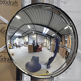 Detective Round Convex Observation Mirrors