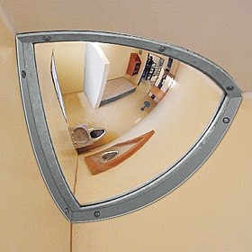 Institutional Stainless Steel 90 Degree Observation Mirror