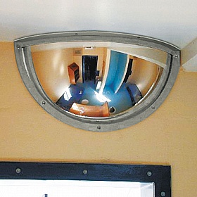 Institutional Stainless Steel 180 Degree Observation Mirror