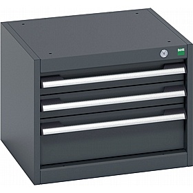 Bott Cubio 3 Drawer Anthracite Metal Cabinets