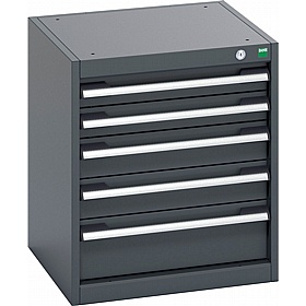 Bott Cubio 5 Drawer Anthracite Metal Cabinets