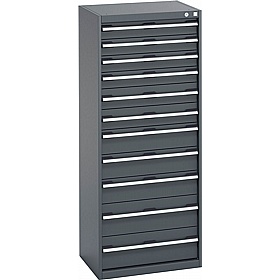 Bott Cubio 11 Drawer Anthracite Metal Cabinets