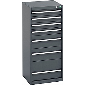 Bott Cubio 7 Drawer Anthracite Metal Cabinets - Workshop