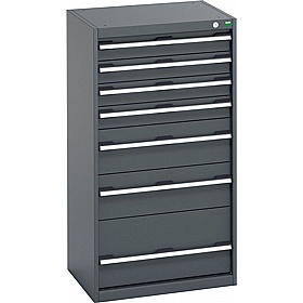 Bott Cubio 7 Drawer Anthracite Metal Cabinets - Workshop