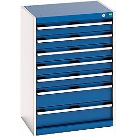 Bott Cubio 7 Drawer Metal Cabinets - Workshop
