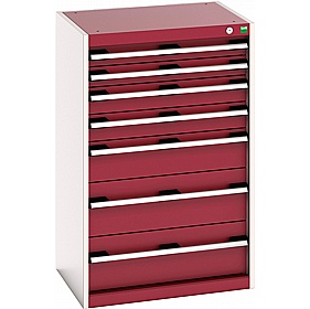 Bott Cubio 7 Drawer Metal Cabinets - Workshop