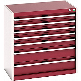 Bott Cubio 7 Drawer Metal Cabinets - Workshop