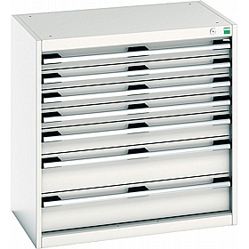 Bott Cubio 7 Drawer Metal Cabinets - Workshop