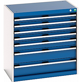 Bott Cubio 7 Drawer Metal Cabinets - Workshop