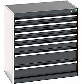Bott Cubio 7 Drawer Metal Cabinets - Workshop