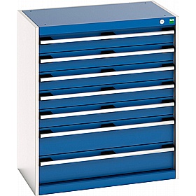 Bott Cubio 7 Drawer Metal Cabinets - Workshop
