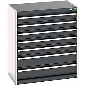 Bott Cubio 7 Drawer Metal Cabinets - Workshop