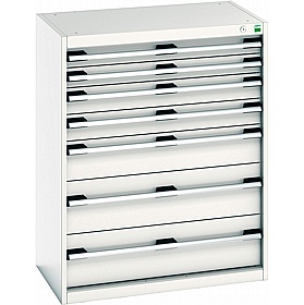 Bott Cubio 7 Drawer Metal Cabinets - Workshop