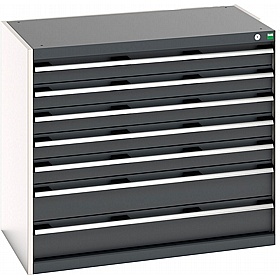 Bott Cubio 7 Drawer Metal Cabinets - Workshop