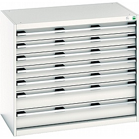 Bott Cubio 7 Drawer Metal Cabinets - Workshop