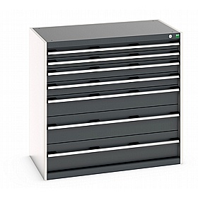 Bott Cubio 7 Drawer Metal Cabinets - Workshop