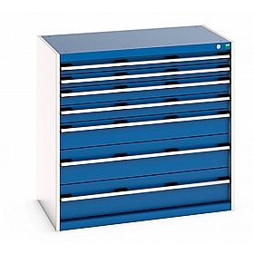 Bott Cubio 7 Drawer Metal Cabinets - Workshop