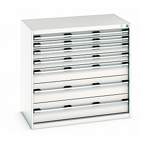 Bott Cubio 7 Drawer Metal Cabinets - Workshop