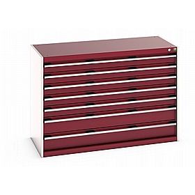 Bott Cubio 7 Drawer Metal Cabinets - Workshop